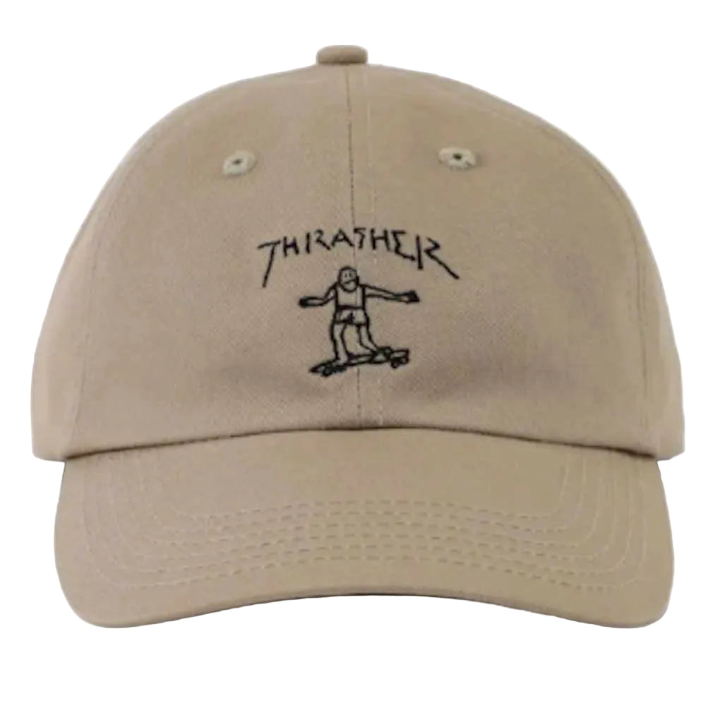 Thrasher Gonz Logo Oldtimer Strapback Khaki