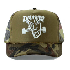Thrasher X Spitfire Thrash & Burn Snapback Trucker Mesh Camo