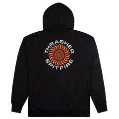 Thrasher Spitfire Classic Swirl Hoodie Black