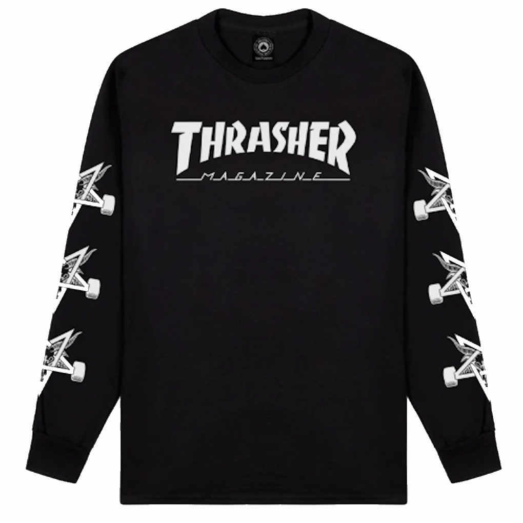 Thrasher Mag Goat Long Sleeve Black