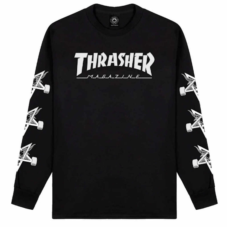 Thrasher Mag Goat Long Sleeve Black