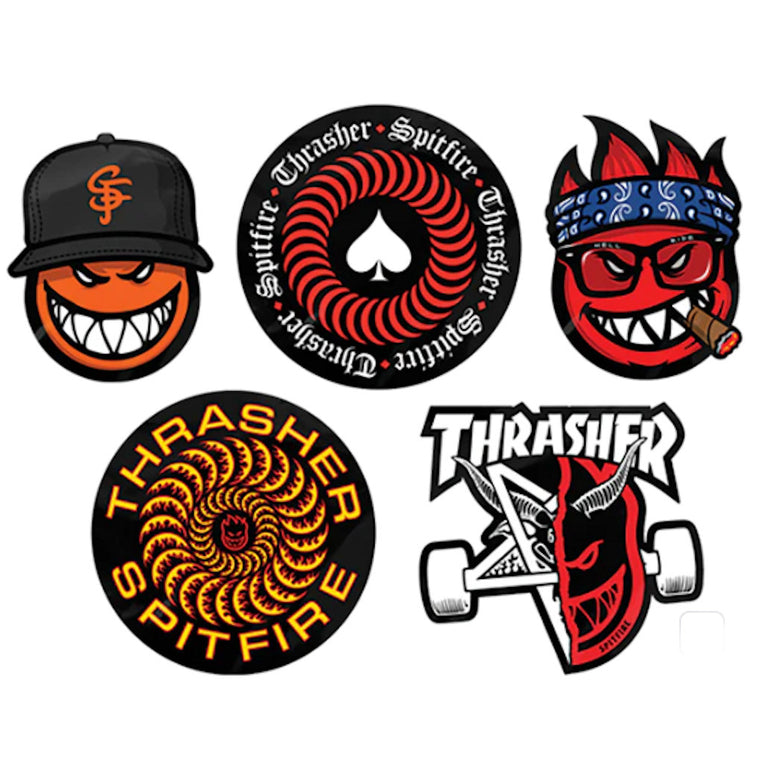 Thrasher Spitfire 5 Sticker Pack