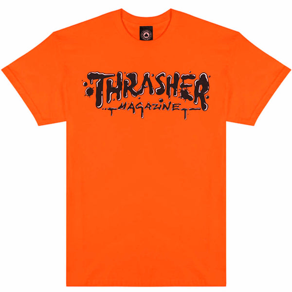 Thrasher Wet Paint Tee Orange