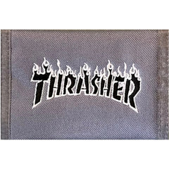 Thrasher Wallet Grey & Sticker Gift Pack