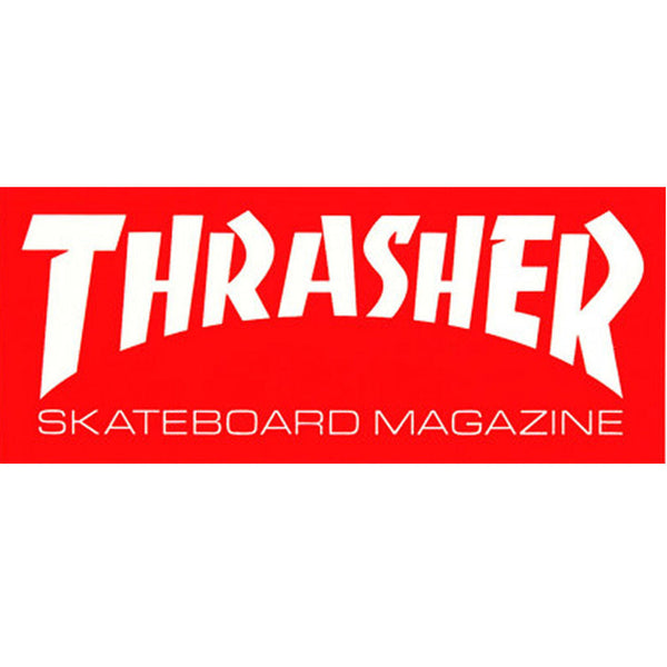 Thrasher Logo Mini Sticker Red