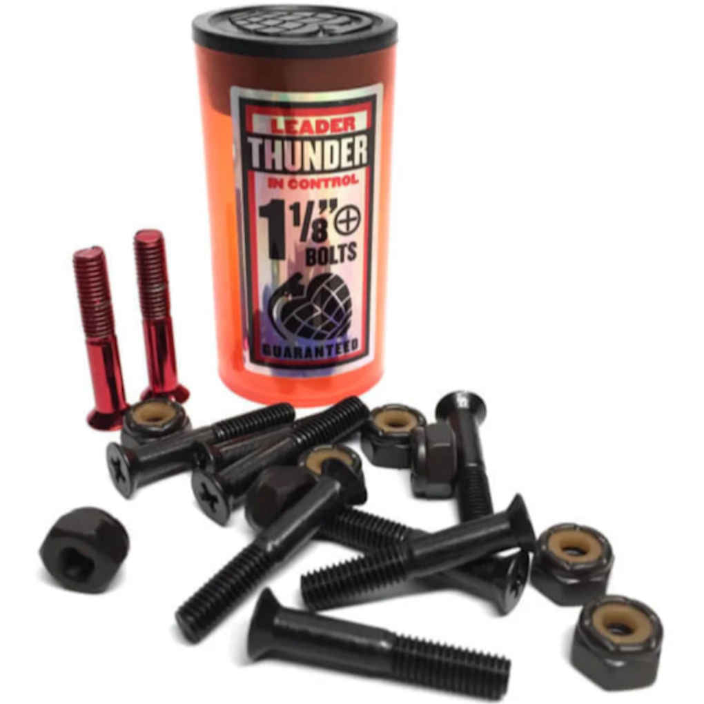 Thunder Hardware 1 1/8" Phillips Black Red