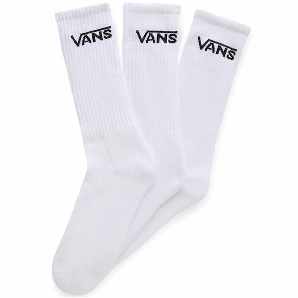 Vans Socks Classic Crew Rox 3 Pack White