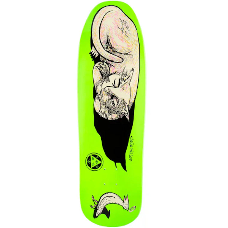 Welcome Miller Sleeping Cat Neon Green 9.6
