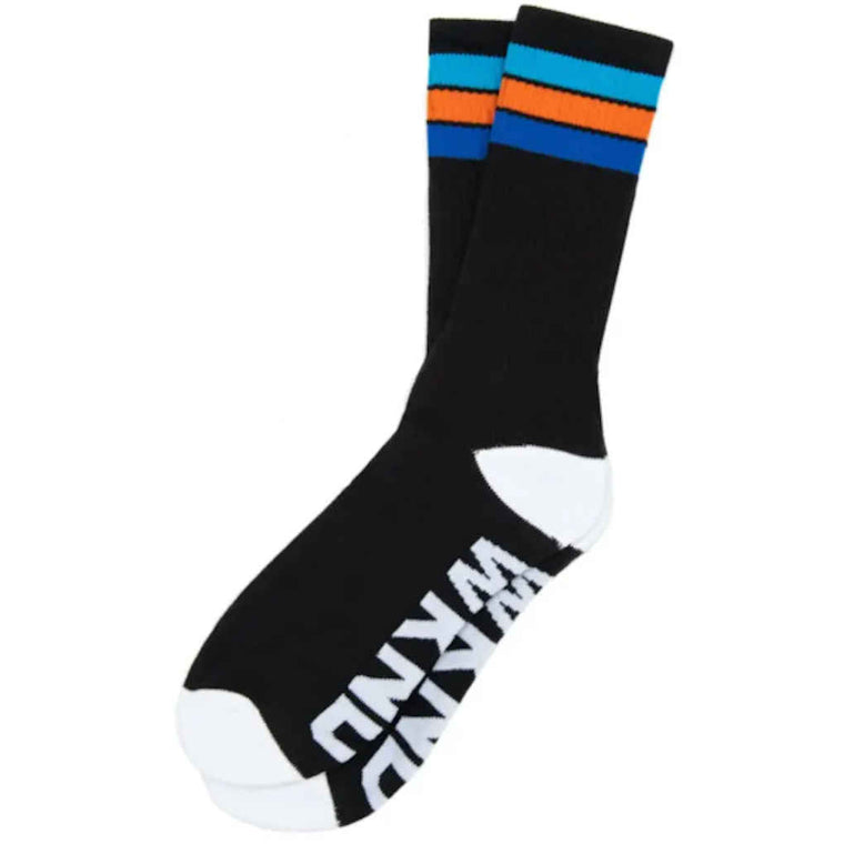 WKND Stripe Socks Black Blue
