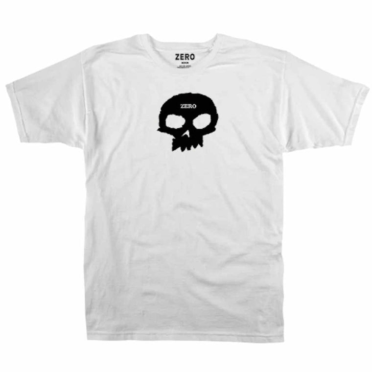 Zero Single Skull Tee White