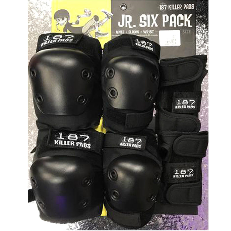 187 Junior Full Pad Set Black