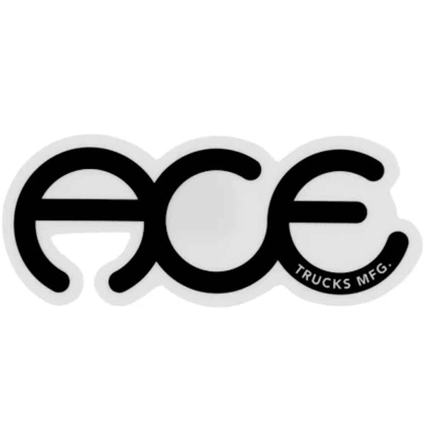 Ace Rings Black Sticker Medium