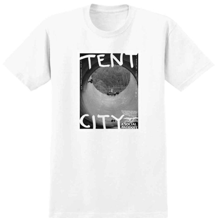 Anti Hero Tent City Tee White