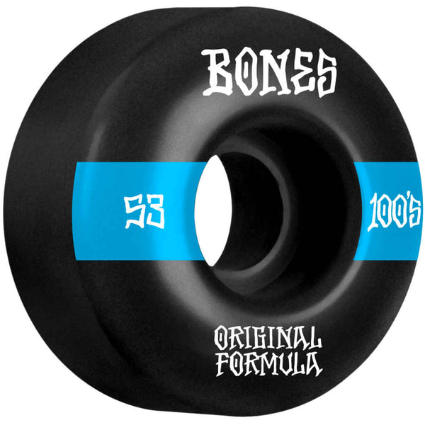 Bones Wheels 100's #14 Wides V4 100A 53mm Black