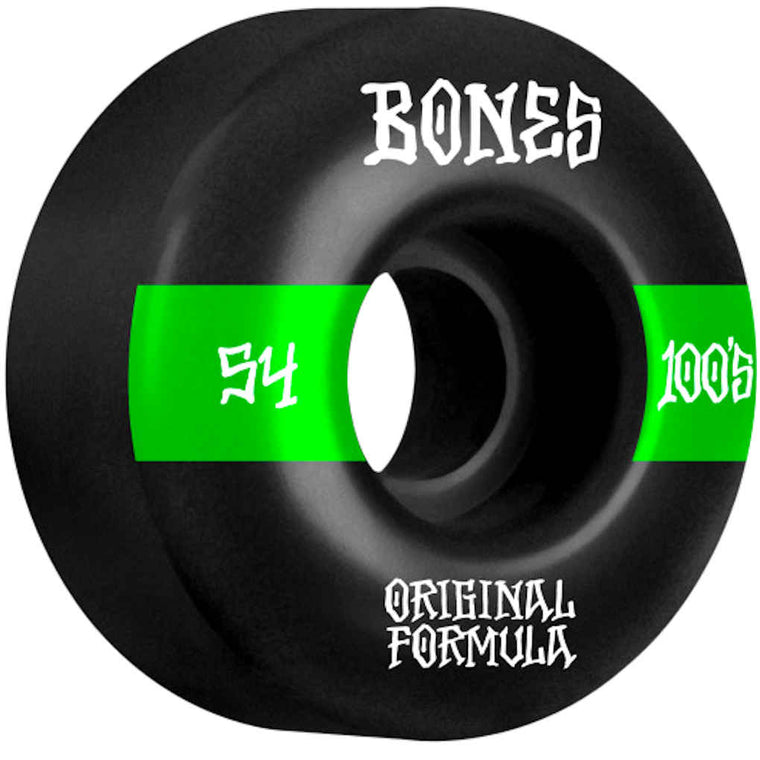 Bones Wheels 100's #14 Wides V4 100A 54mm Black