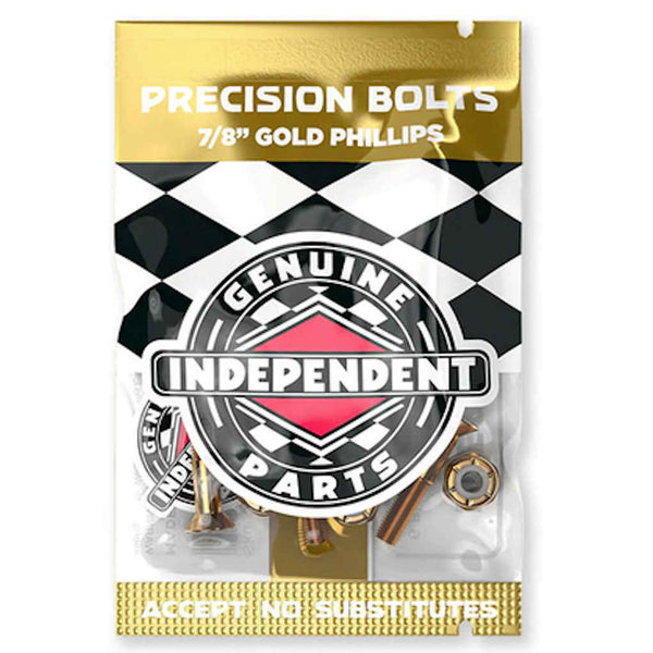 Independent Cross Bolts Phillips 7/8" Black Gold