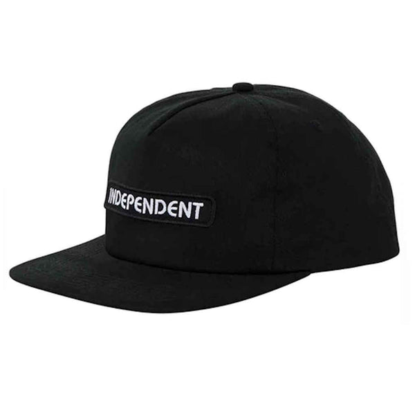 Independent BC Groundwork Snapback Black