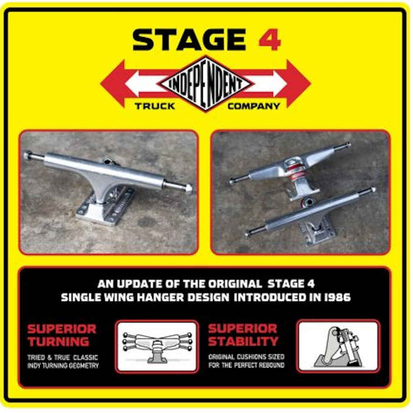 Independent Trucks Stage 4 166 silver 9"