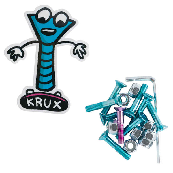 Krux Hardware Krome Allen 1" Blue