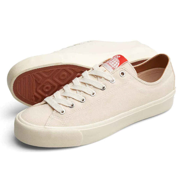 Last Resort AB Canvas Lo White White Size 4, 7