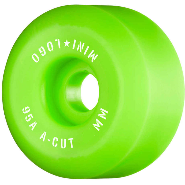 Mini Logo Wheels A-Cut 95A 54mm Green
