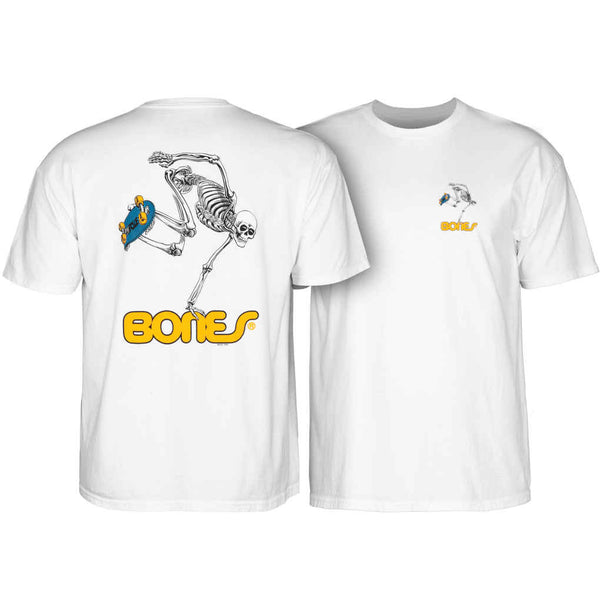 Powell Peralta Skateboarding Skeleton Tee White