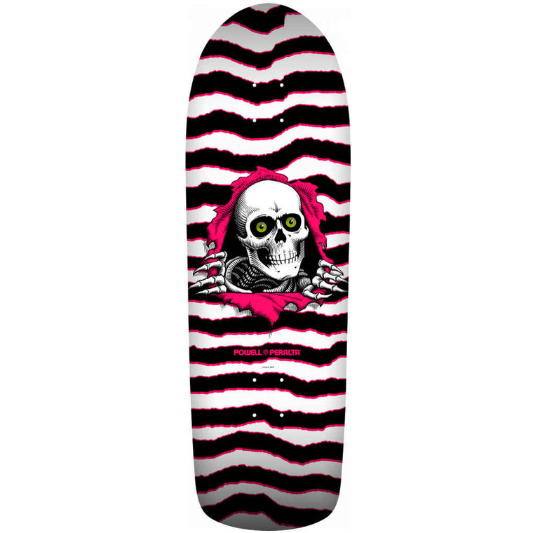 Powell Peralta Old School Ripper Pink White 9.89