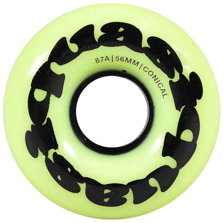 Quasi Ball Wheels Stoner Tennis Ball 87A 56mm Yellow