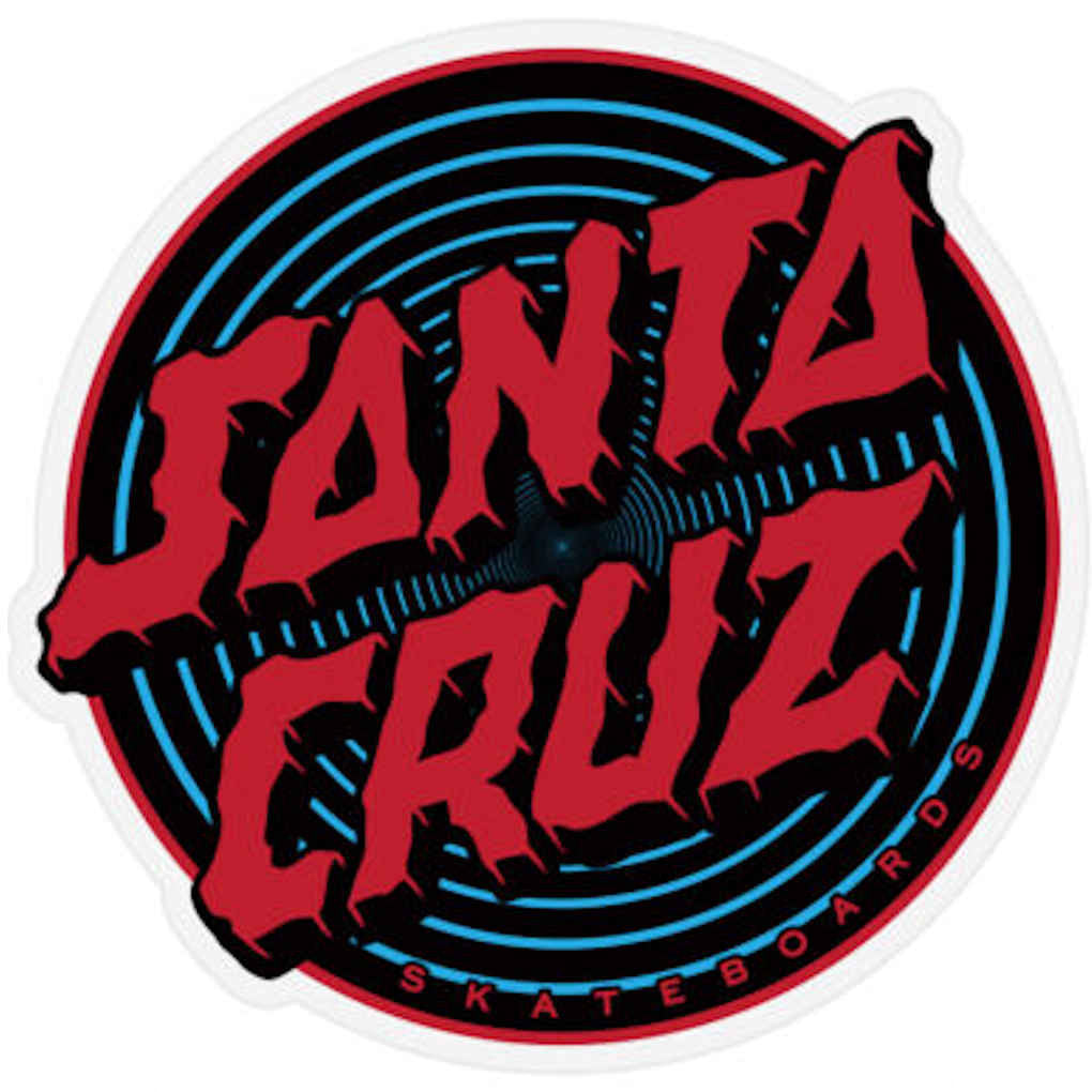 Santa Cruz Depth Dot Sticker 4.125"