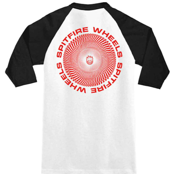 Spitfire Classic Vortex 3/4 Sleeve White Black Small ONLY