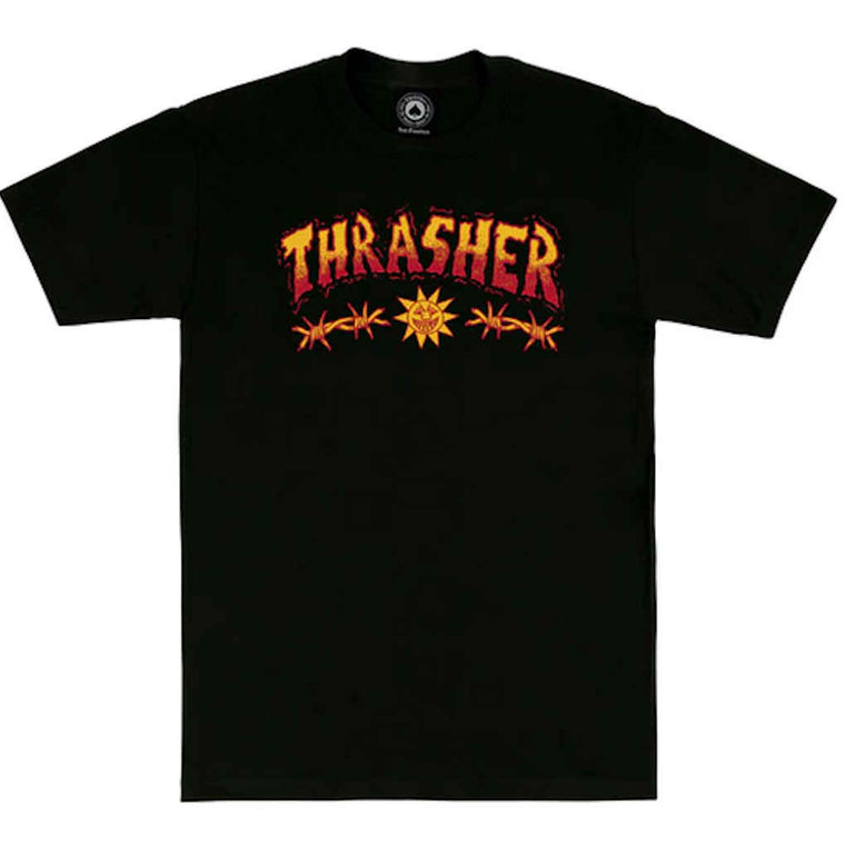 Thrasher Sketch Tee Black Medium ONLY