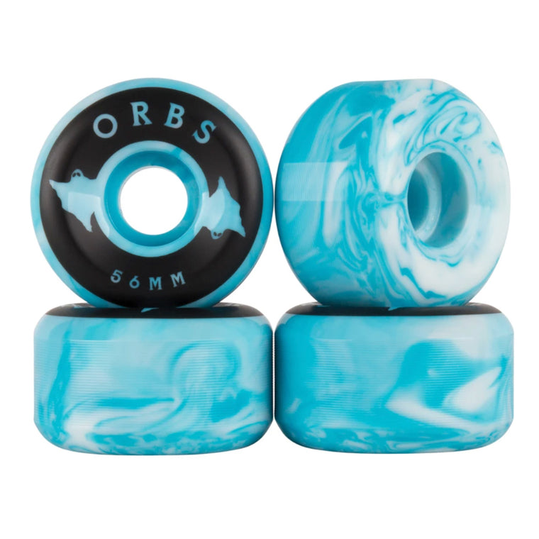 Orbs Wheels Specters Swirls 56mm Blue White
