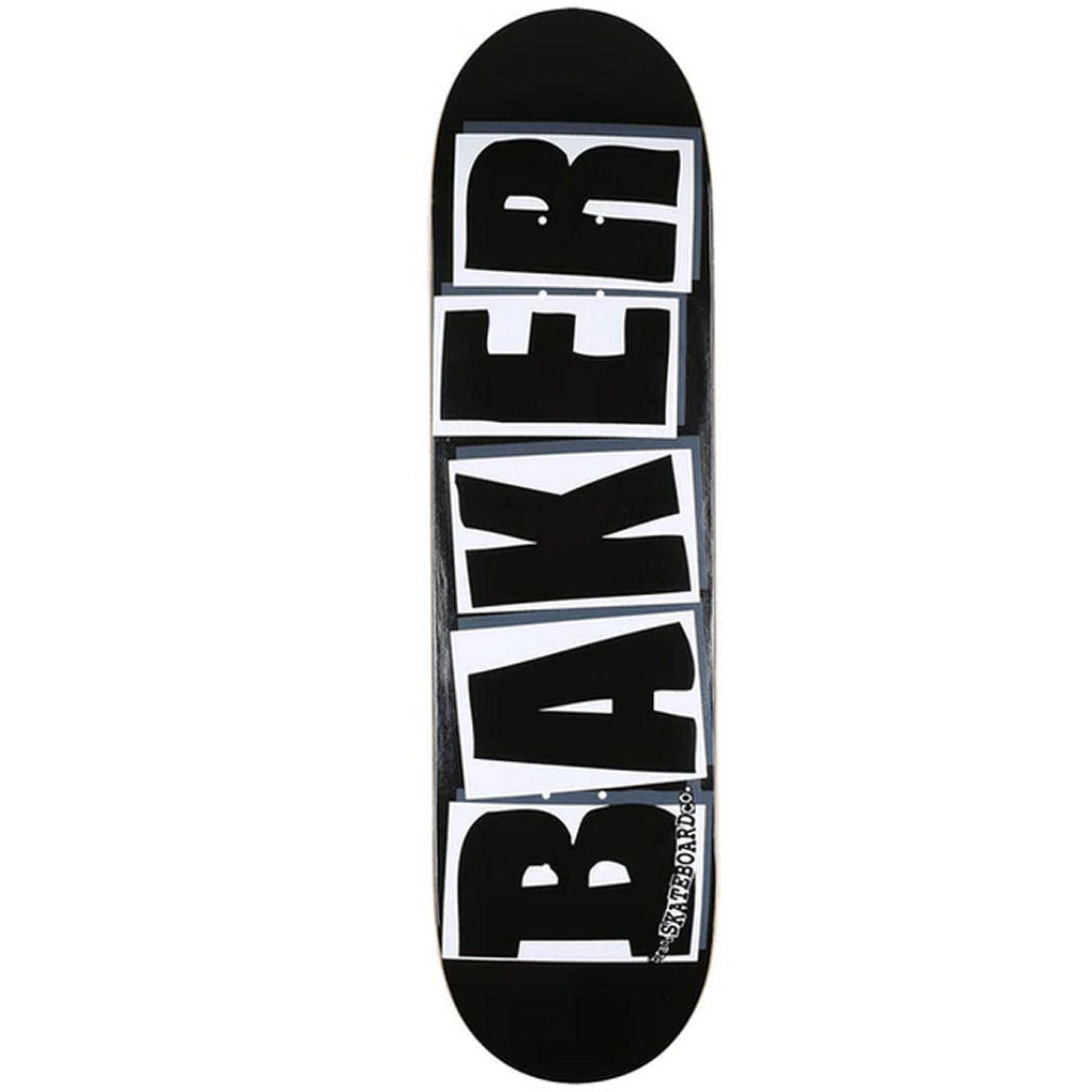 Baker Brand Logo Black White 8"