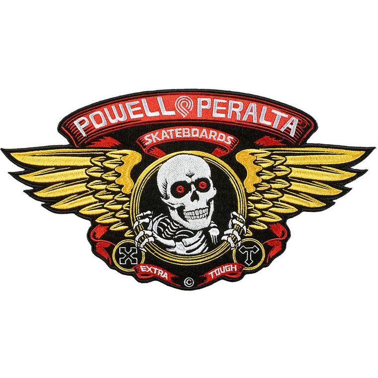 Powell Peralta Bones Winged Ripper Patch XL