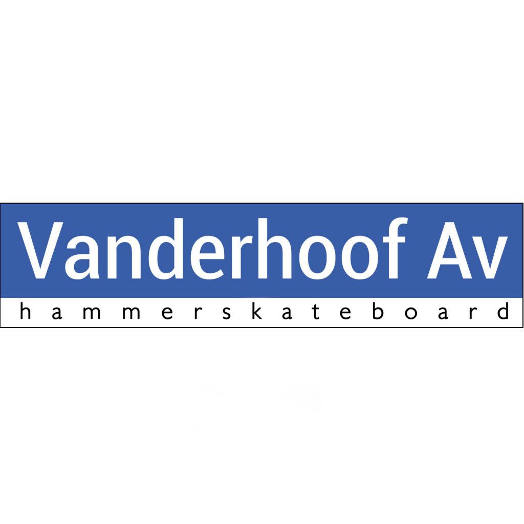 Hammer Sticker VanderHoof Skatepark