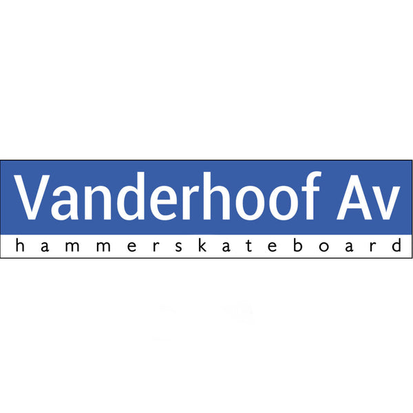 Hammer Sticker VanderHoof Skatepark