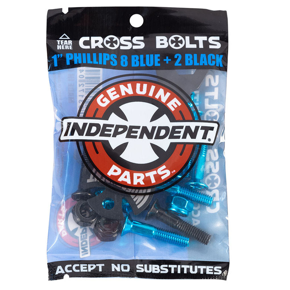 Independent Hardware With Tool Phillips 1" Black Blue