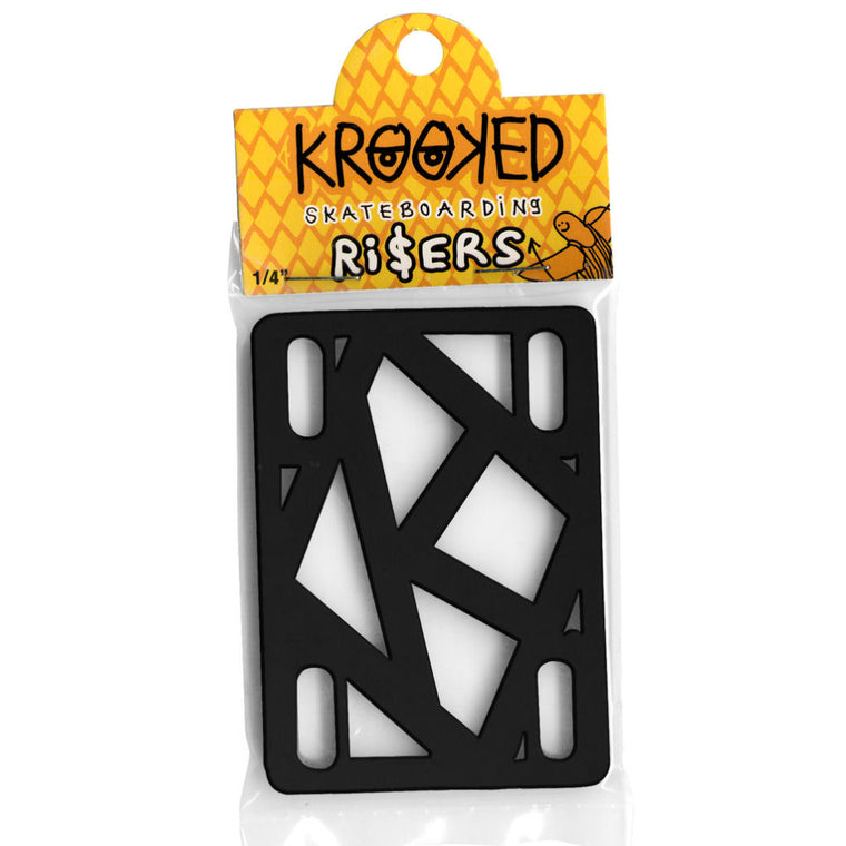 Krooked Riser Pads 1/4 Inch Black