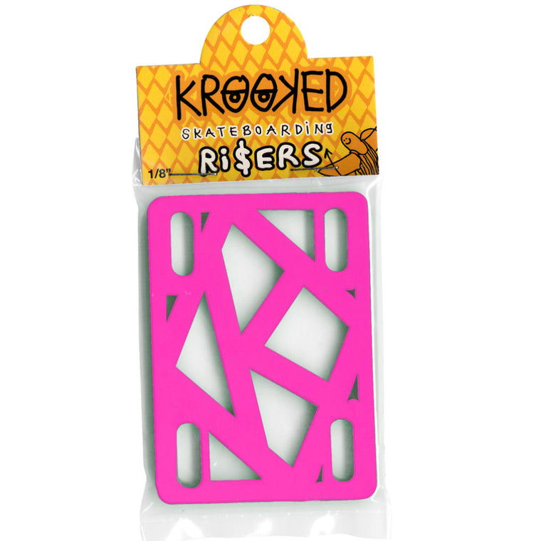 Krooked Riser Pads 1/8 Inch Pink