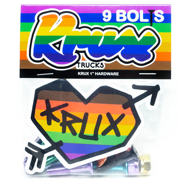 Krux Bolts 1" Krome Rainbow