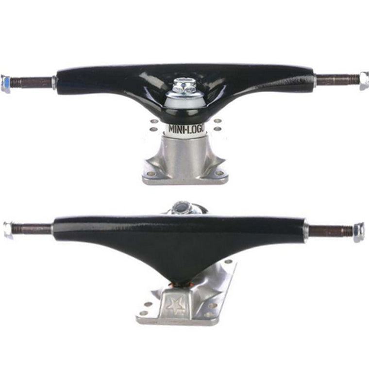 Mini Logo Trucks Silver Black 8.75