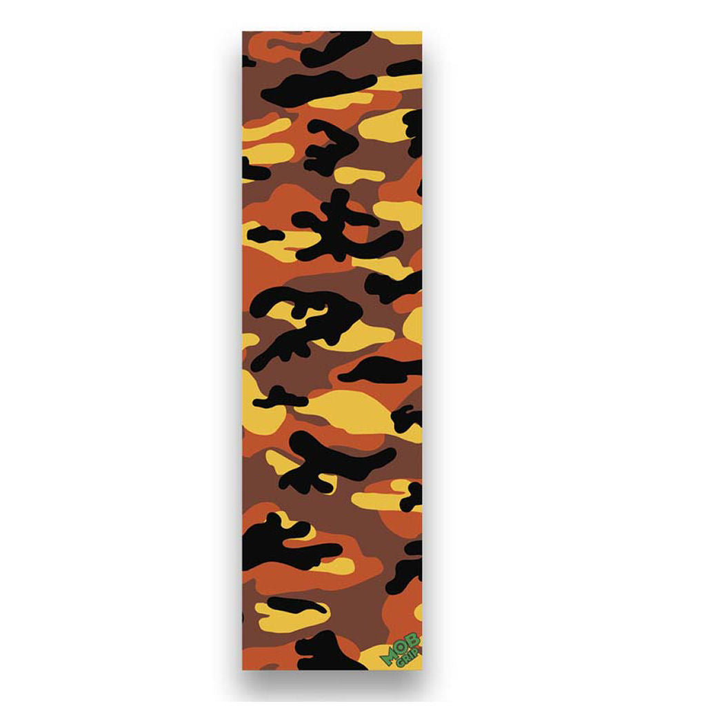 Mob Grip Tape sheet Camo Orange Yellow