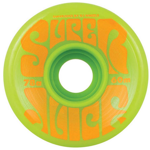 
OJ Super Juice set of 4 wheels
green with core
60mm diameter
78A durome...