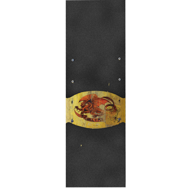 Powell Peralta Grip Tape Oval Dragon Yellow Wide