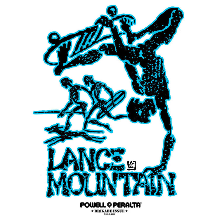 Powell Peralta Sticker BB Mountain Blue