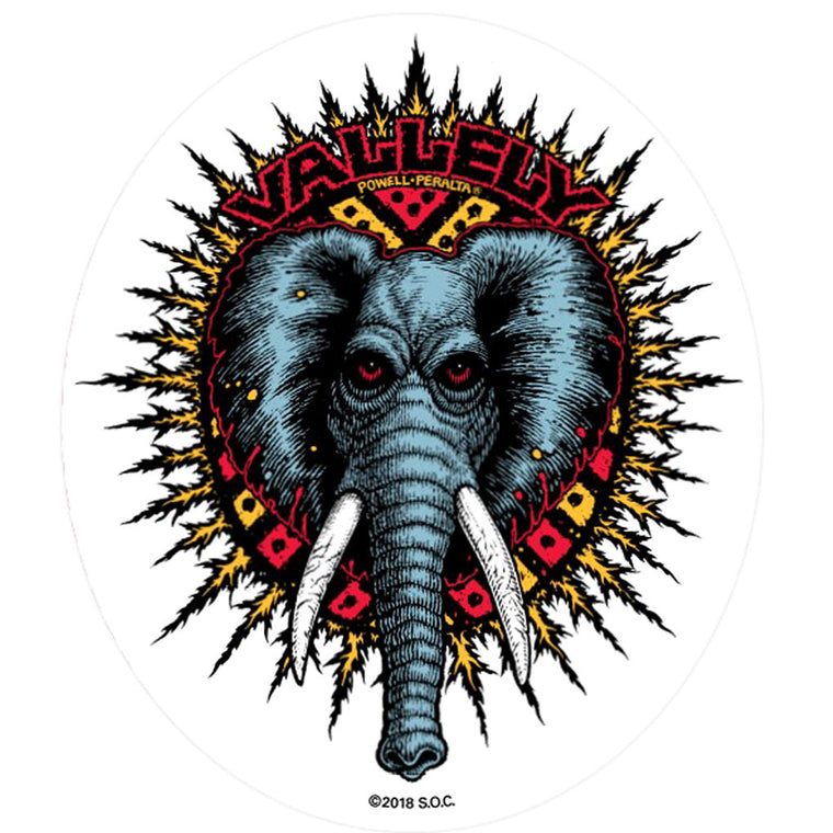 Powell Peralta Sticker Vallely Elephant
