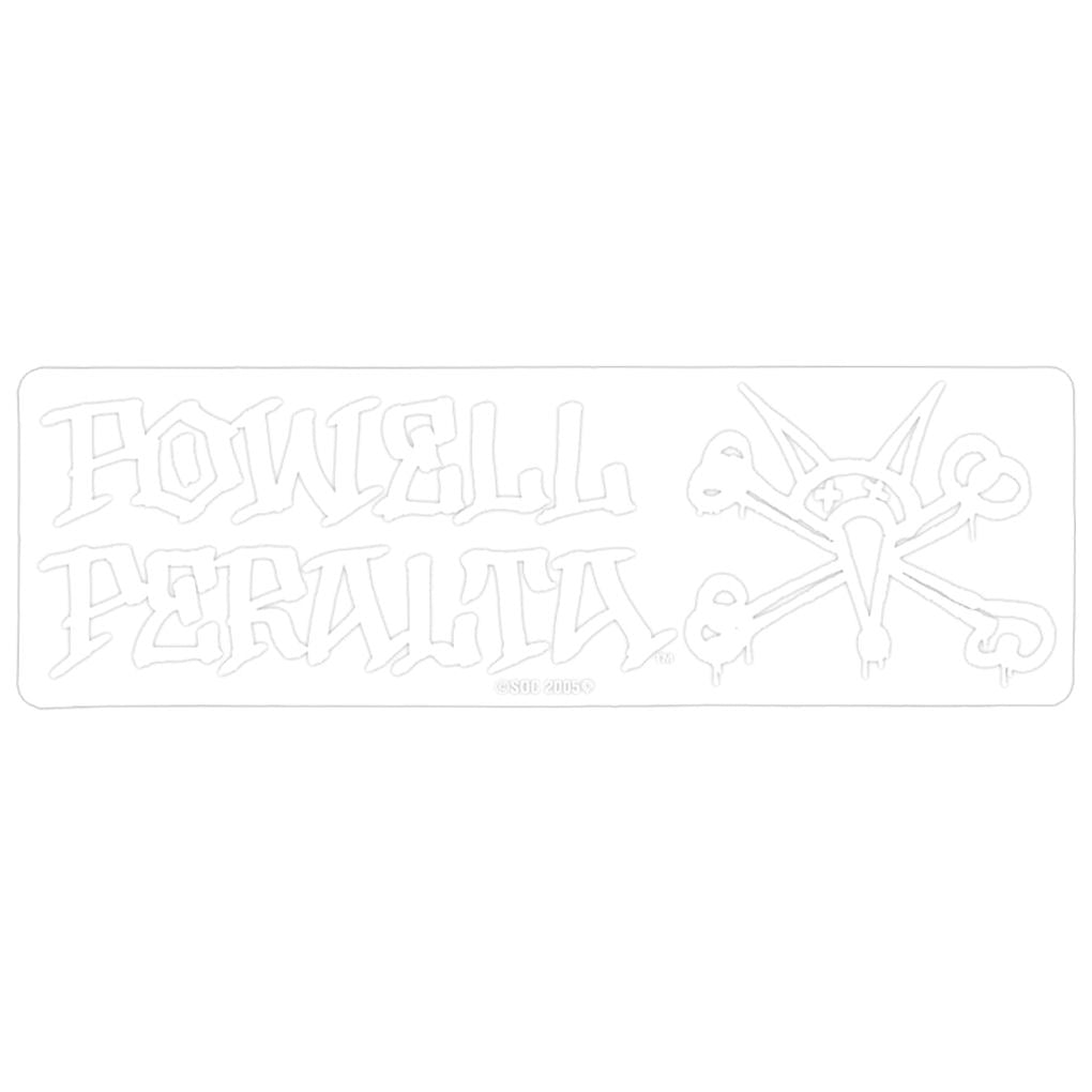Powell Peralta Sticker Vato Rat White