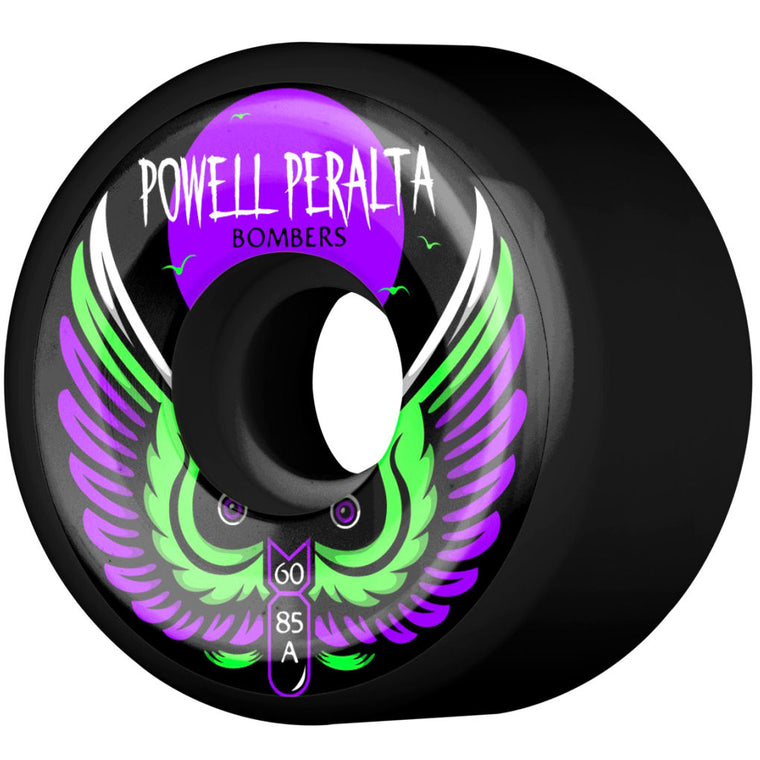 Powell Peralta Bomber III Black 85A 60mm