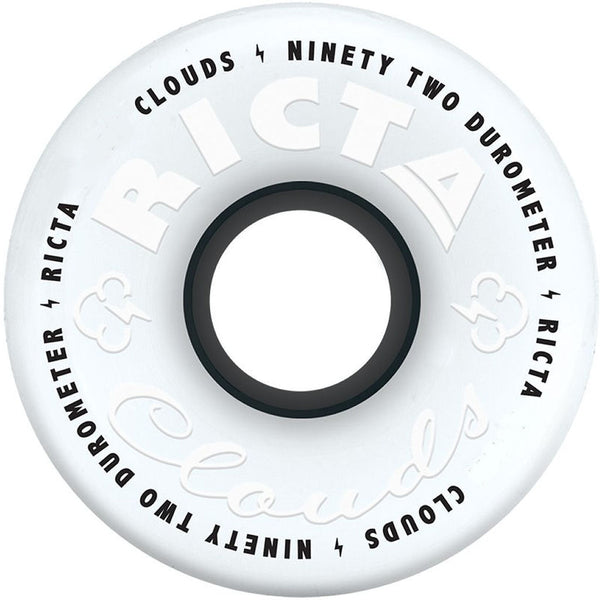 Ricta Wheels Clouds 92A 54mm White Black