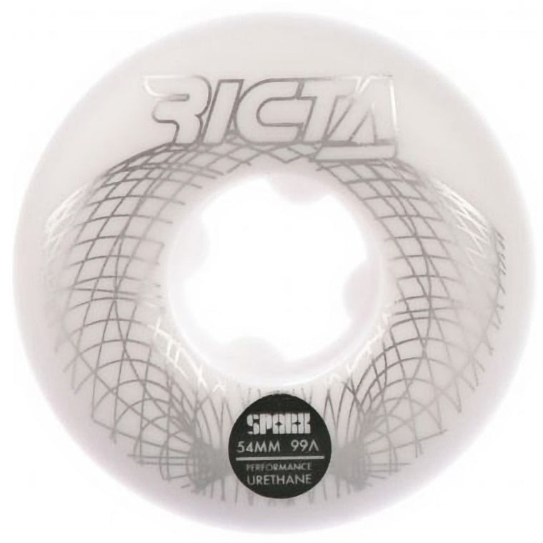 Ricta Wheels Sparx Wireframe 99A 54mm White
